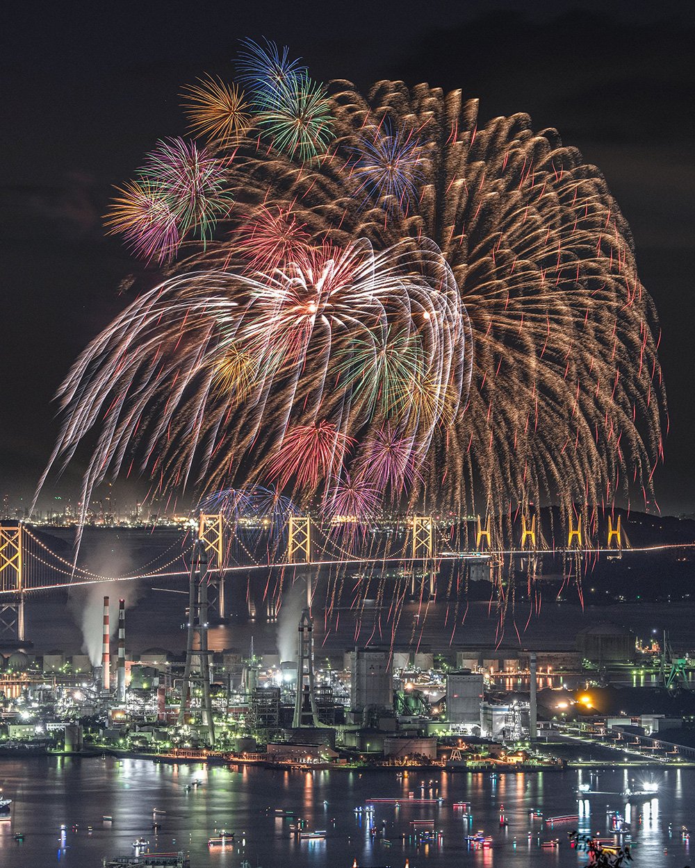 Photo：第59回さかいで大橋まつりフォトコンテストグランプリ「夢幻華」村上　陽介